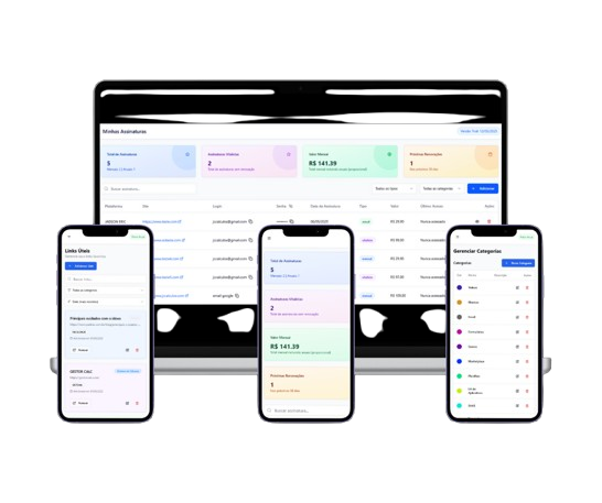 Seu Acesso - Interface do sistema